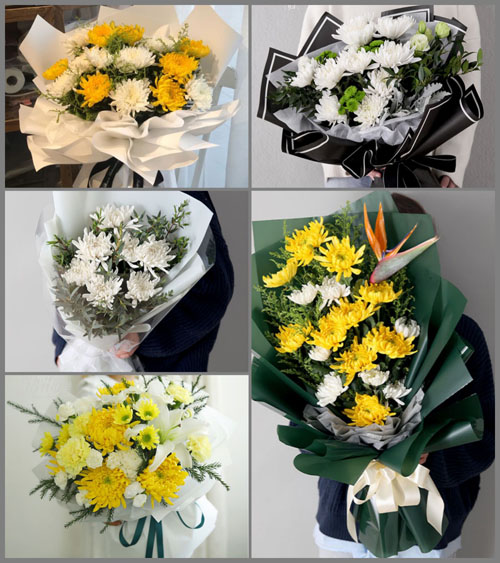 贵州六盘水盘县坪地彝族乡格青底村白事花束代送